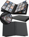 Diamond Grain 9 Pocket Toploader Card Binder for 216 Cards - Double Sided Binder with Card Collection Album for Pokemon, Yu-Gi-Oh!, MTG, TCG, Sports