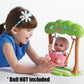 JC Toys Adorable Lil' Cutesies Swing Fits Most Dolls Up to 10" , Green,24 months to 99 months
