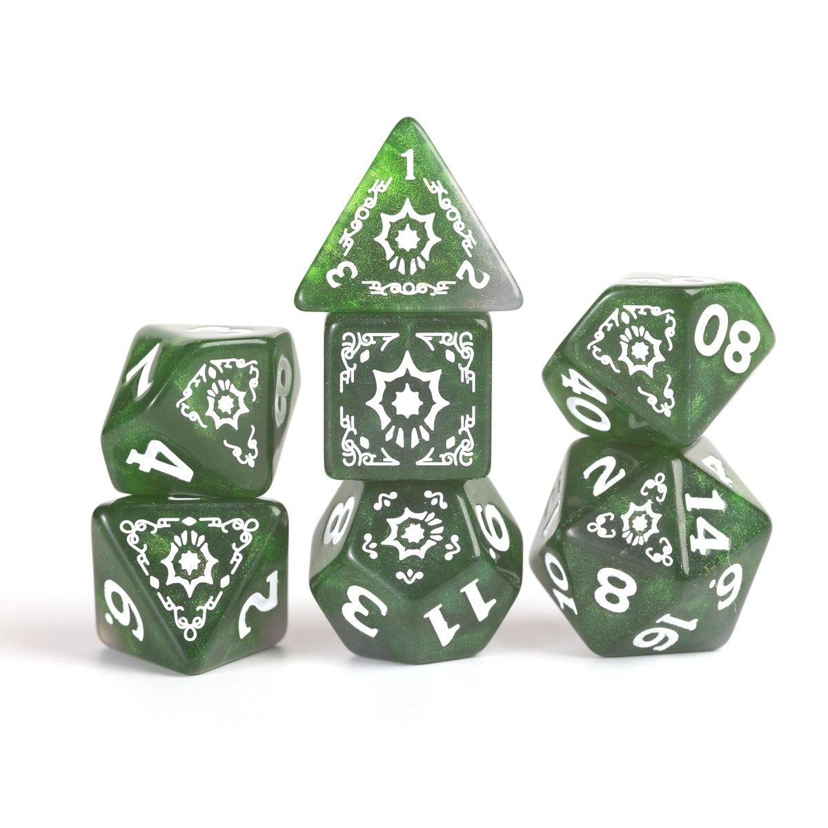 D&D Adventure Dice (Cleric Class: Gold)