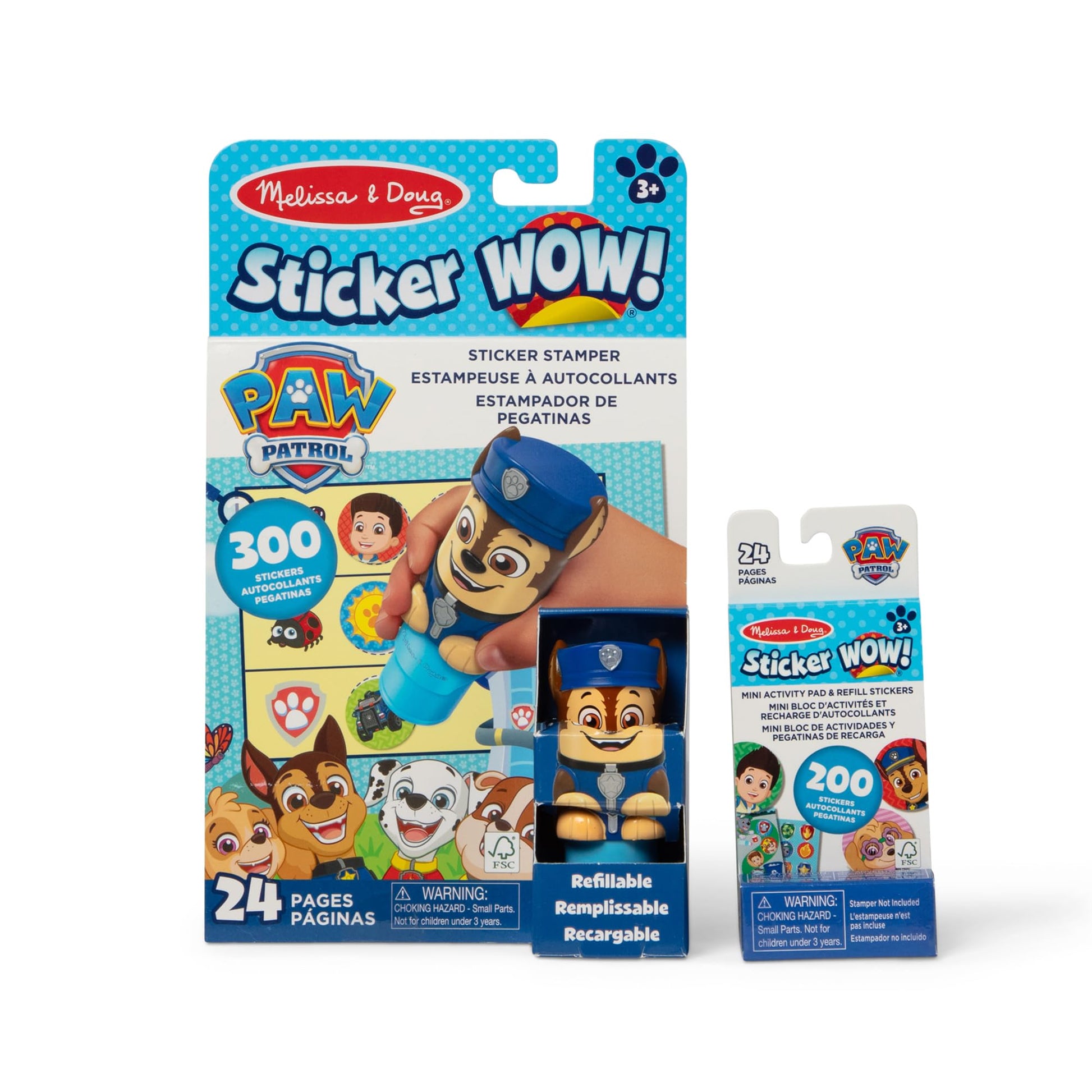 Melissa & Doug Sticker Wow! PAW Patrol Chase, Stamper Activity Book Toy