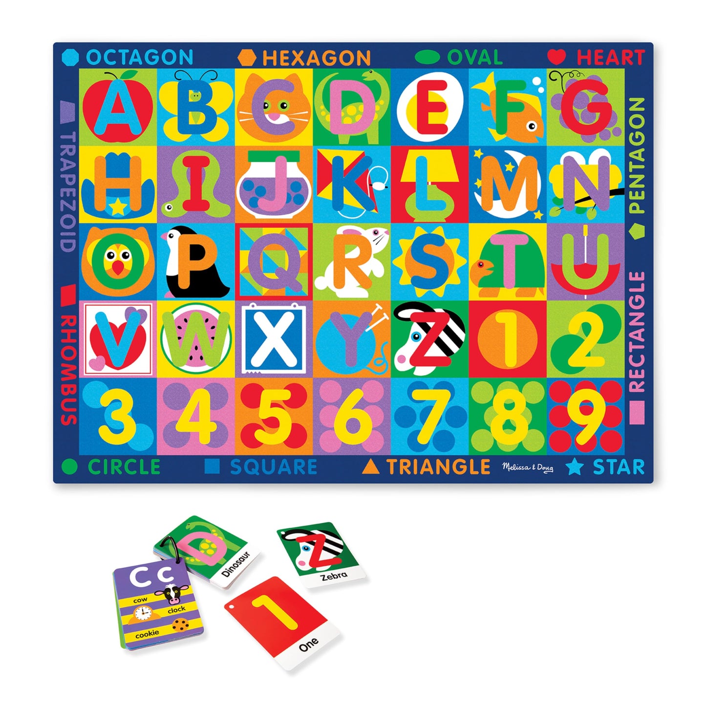 Melissa & Doug ABC 123 Jumbo Rug (SIOC)