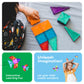 PicassoTiles Magnetic Tiles Building Blocks Mini Size Diamond Series Magnet Toys Travel Size On-The-Go Magnets Construction Sensory Toys Gifts
