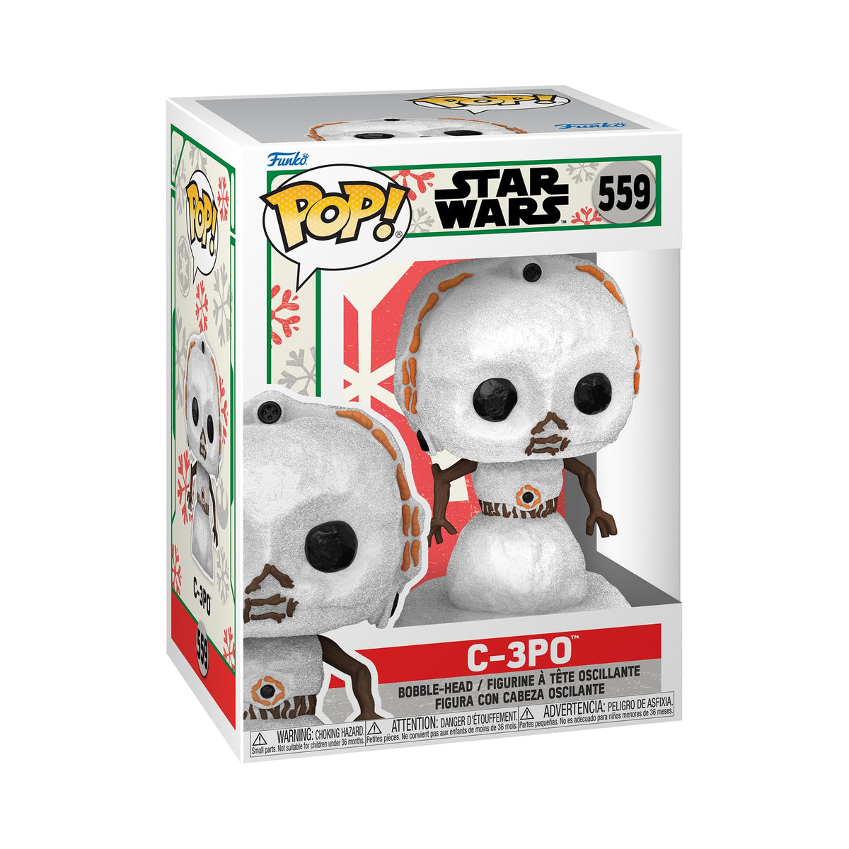 Funko POP! Star Wars: Holiday - C-3PO - Snowman