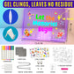 LED Drawing Board, 13.8"X10", Acrylic Note Board with Colors, Include Adapter, Acrylic Dry Erase Pad with Light 4 Modes & 7 Colors, 8 Markers, Stand