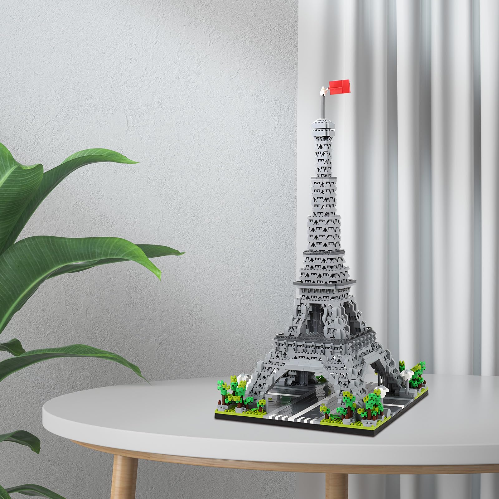 CSNRHG Paris Eiffel Tower World Famous Architectural Model Micro Building Blocks Set 3350 Pieces 3D Puzzle Toys Gifts for Kid and Adult