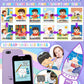 Kids Smart Phone Gifts for Girls 6-8 Year Old,Touchscreen Toy Cell Phone with Multi APPs 8G TF Card for Learning Play Christmas Birthday Gifts for