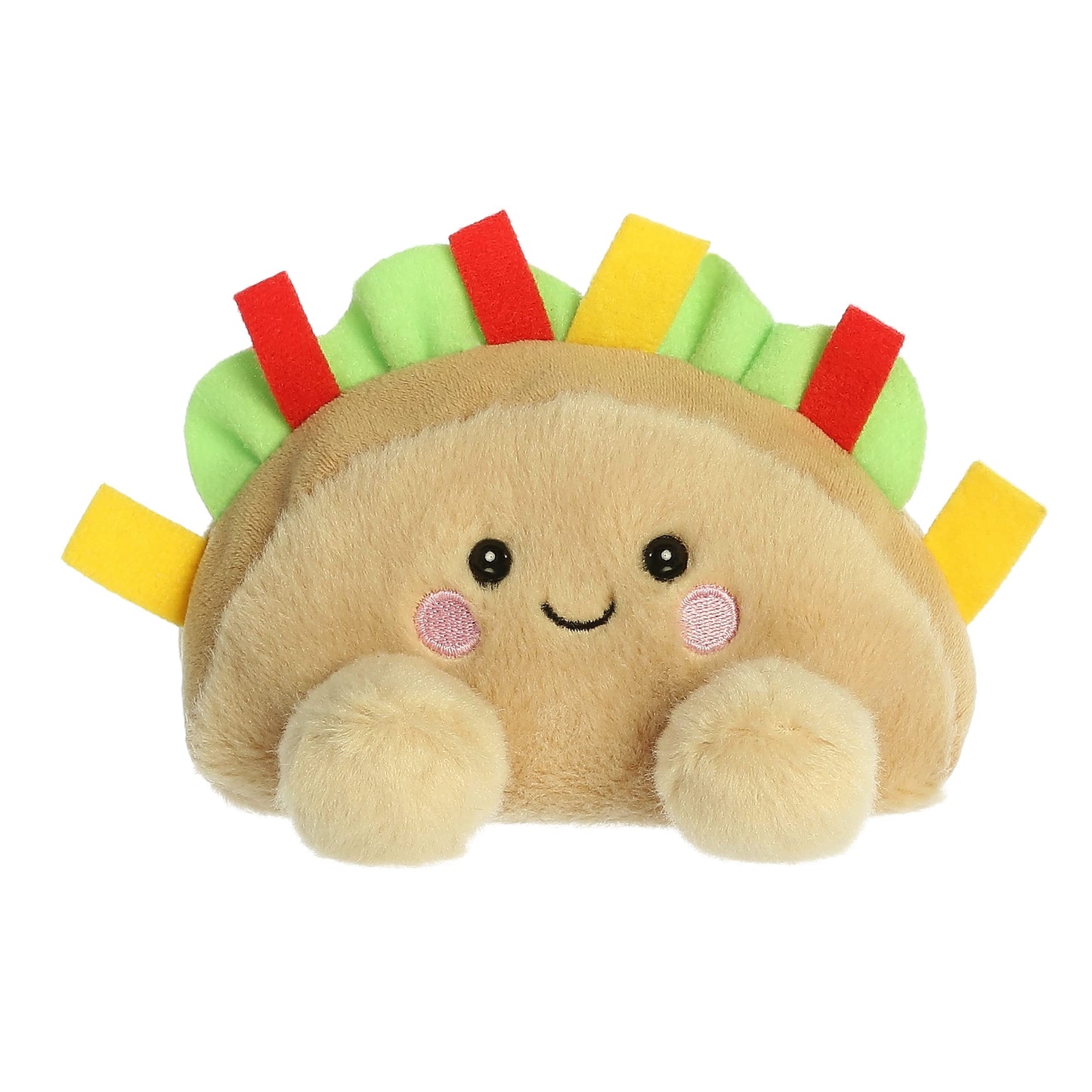 Aurora® Adorable Palm Pals™ Fiesta Taco™ Stuffed Animal - Fun Collectible Plush for Kids and Adult Collectors - Perfect for Decorating Rooms