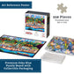 Boardwalk New York Central Park 210 Piece Personal Puzzle, Jigsaw Puzzles with Premium Box, New York Gifts for Adults, 6"x8"