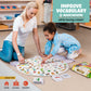Matching Game Preschool Board Games for Kids 2-in-1 Picture Cards, Match and Category Games, Speech Therapy Materials, Educational Games for Kids 3