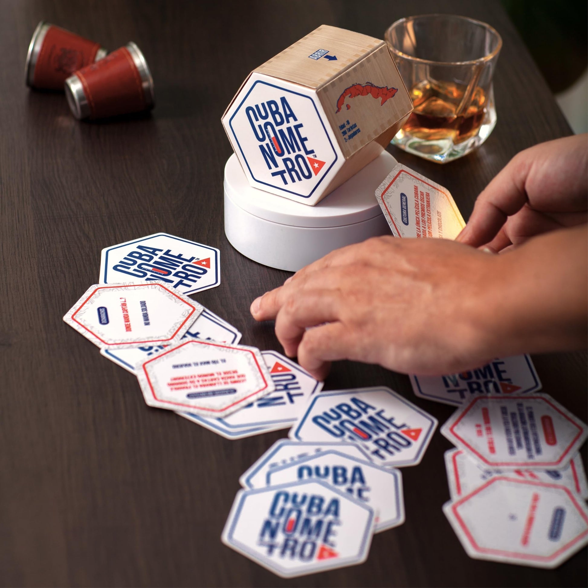 Cubanometro Card Game for Cubans - Questions, Challenges, and Humor | Party Game for Cuban Friends and Family | Trivia Game in Spanish | 2+ Players |