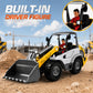 iPlay, iLearn Heavy Duty Construction Site Playset, Metal Dump Truck, Excavator Digger Backhoe, Tractor Bulldozer Diecast Vehicle, Outdoor Sandbox Car