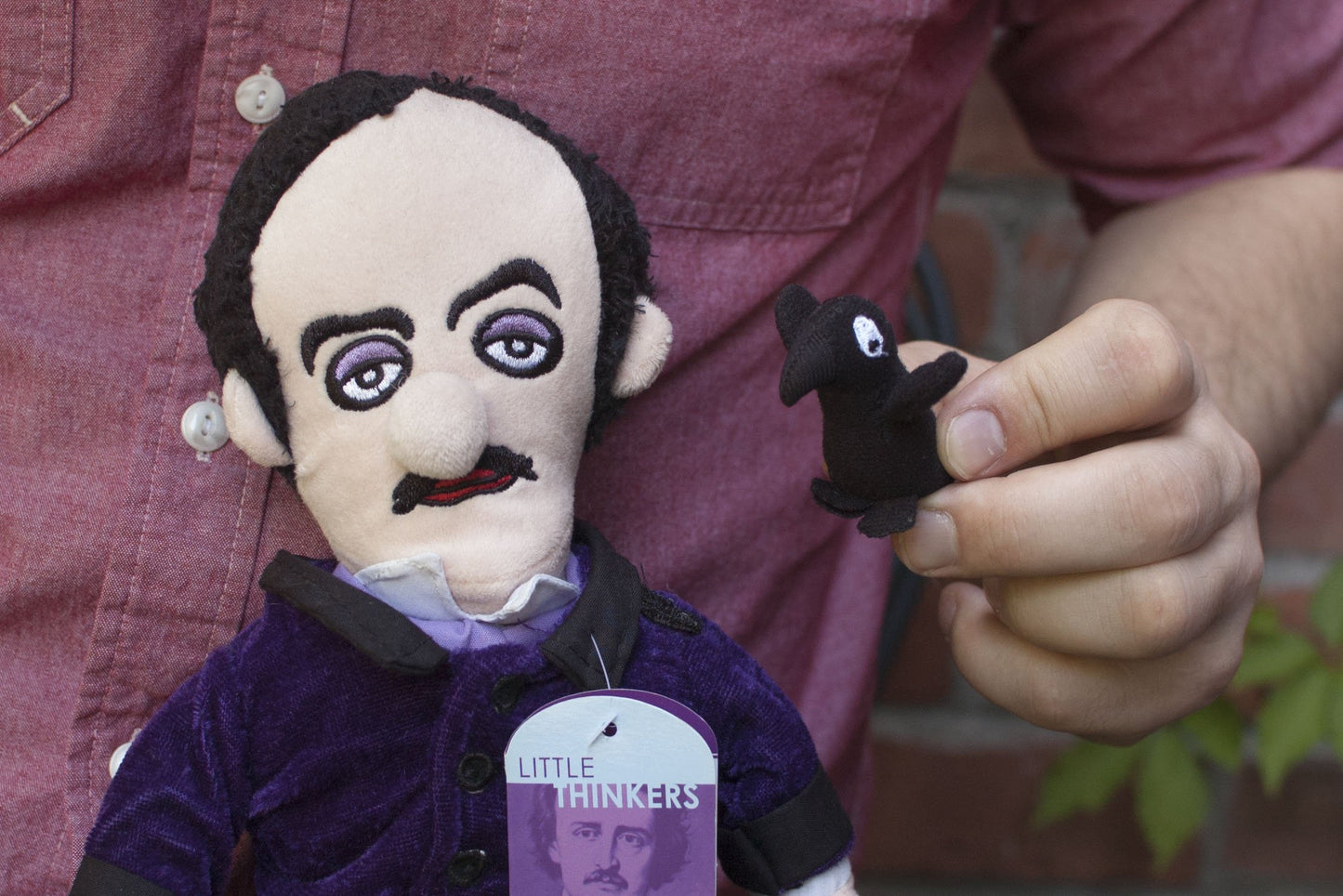 Little Thinker Edgar Allan Poe Doll by The Unemployed Philosophers Guild