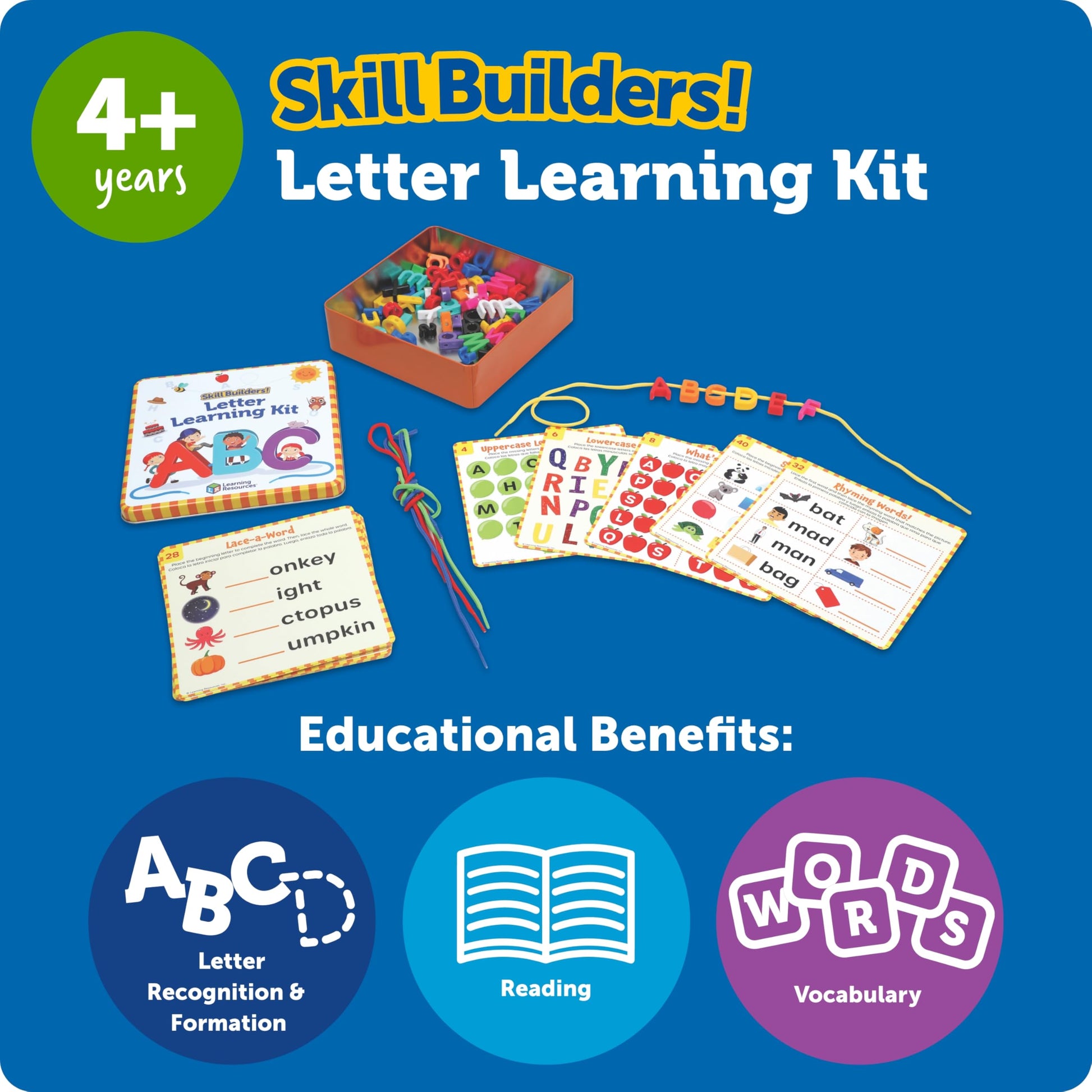 Learning Resources Skill Builders Letter Learning Kit