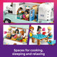 LEGO Friends Friendship Camper Van Adventure Toy Building Set - Pretend Play Set for Kids, Girls and Boys, Ages 7+ - Gift Idea for Birthday - with 3