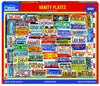 White Mountain 1000 Piece Jigsaw Puzzle State License, Vanity Plates