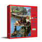 SunsOut Summer School 500 pc Large Piece Jigsaw Puzzle for Adults, Larger Size Pieces for Easy Grip, Chocolate Lab, Dogs, Animals, James Meger