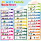 Word Family Build Book, 30 Read and Rhyme Flip Activity Book, ABC Vocabulary Flash Cards CVC Words Reading Games for Kids Ages 3-8 Preschool Learning