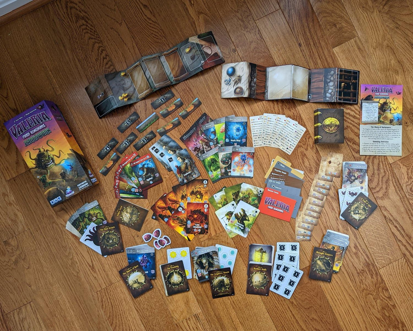Valeria Card Kingdoms Darksworn Expansion: Cooperative Saga Adventure Board Game - Daily Magic Games