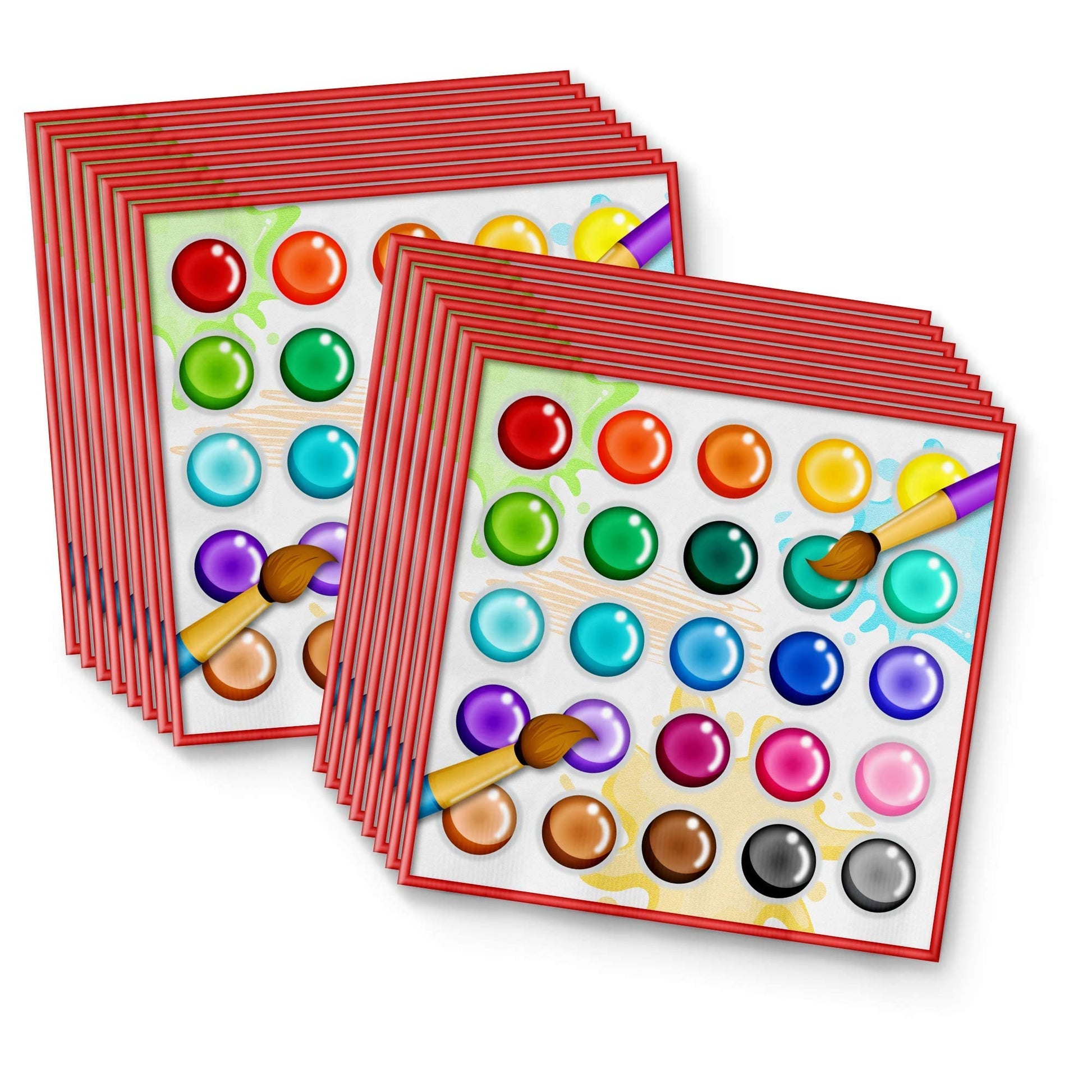 Artist Painting Birthday Party Supplies Set Plates Napkins Cups Art Tableware Kit for 16