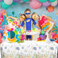 GREHUMOR 3Pcs Ocean Tablecloth Decoration Under The Sea Theme Party Supplies Sea Turtles Disposable Plastic Table Covers Underwater Sea Life Table