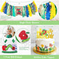 Homond Green Caterpillar 1st Birthday Decorations, Fruit Theme Decorations - Backdrop Number One Balloon Highchair Banner Box Crown, Very Cartoon
