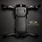 SopiGuard Black Carbon Fiber Precision Edge-to-Edge Coverage Vinyl Sticker Skin Controller 3 x Battery Wraps for DJI Mavic Air