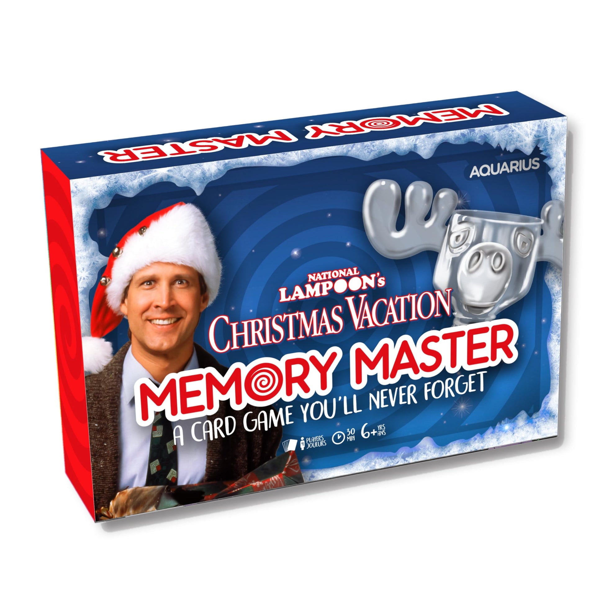 Aquarius Christmas Vacation Memory Master Card Game - Officially Licensed Party Game for Kids & Adults, Ages 6+, 4 Players - Gift for Teens and Adults