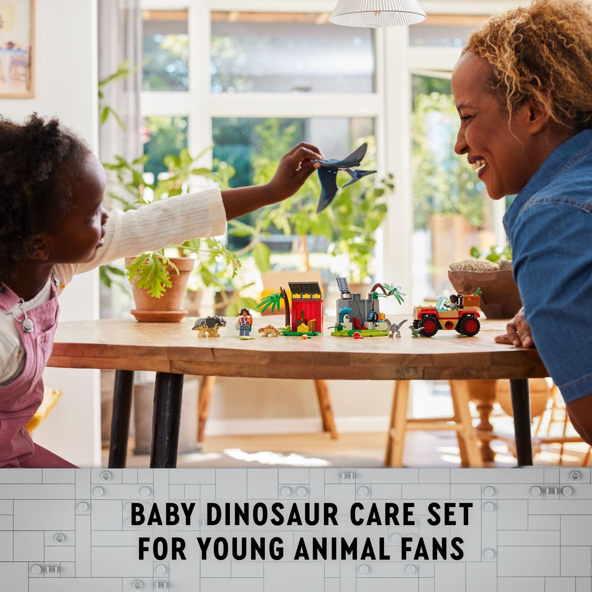 Lego Jurassic World Raptor & Titanosaurus Tracking Mission Kids Toy - Building and Learning Toy for Pretend Play - Dinosaur Action Figures for Boys &