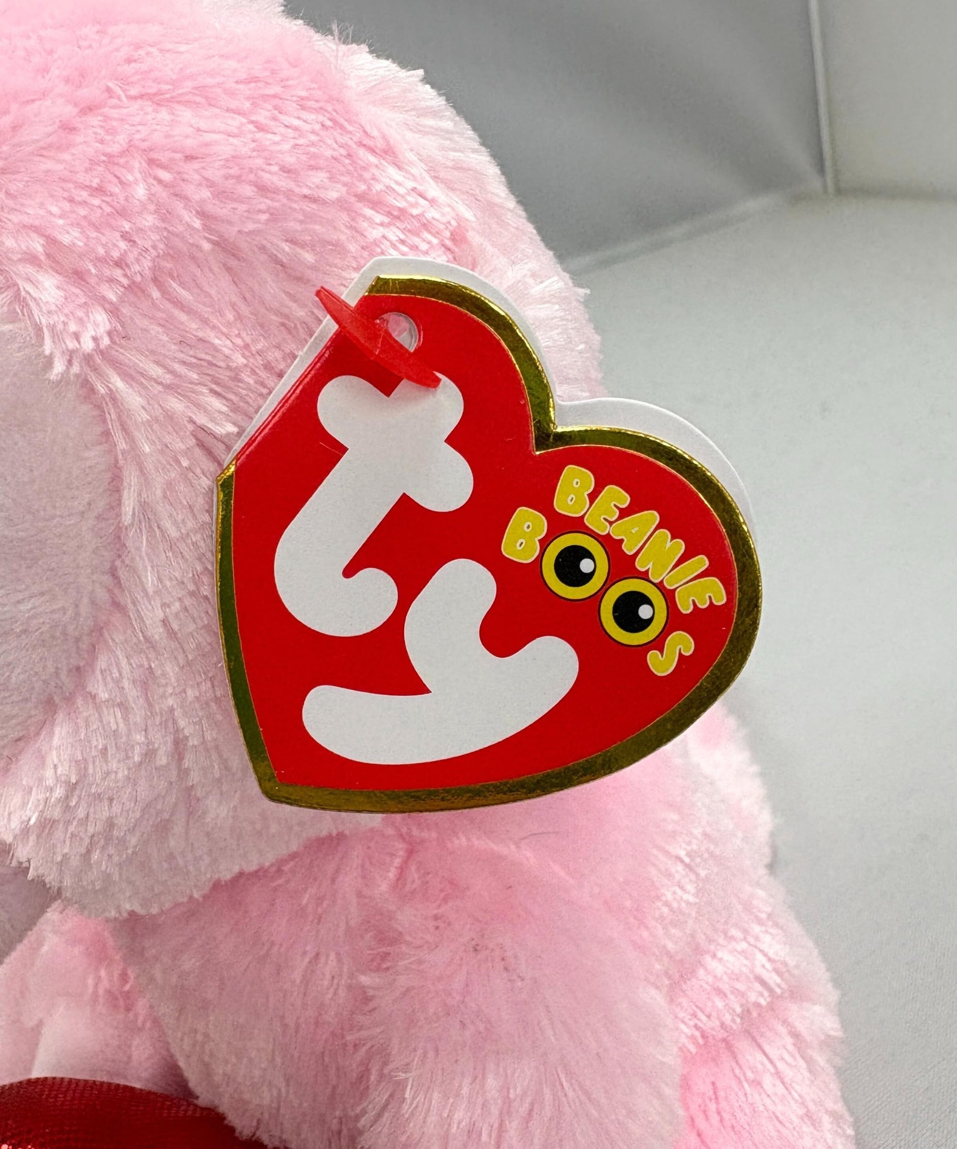 Ty Beanie Boo Gigi - Valentine Monkey - 6"