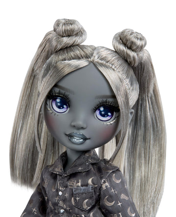 Rainbow High Shadow High Girl's Night Luna Madison - Grayscale 11" Fashion Doll. Grey Hair. Grey Outfit. Girl's Night Accessories and Comb.