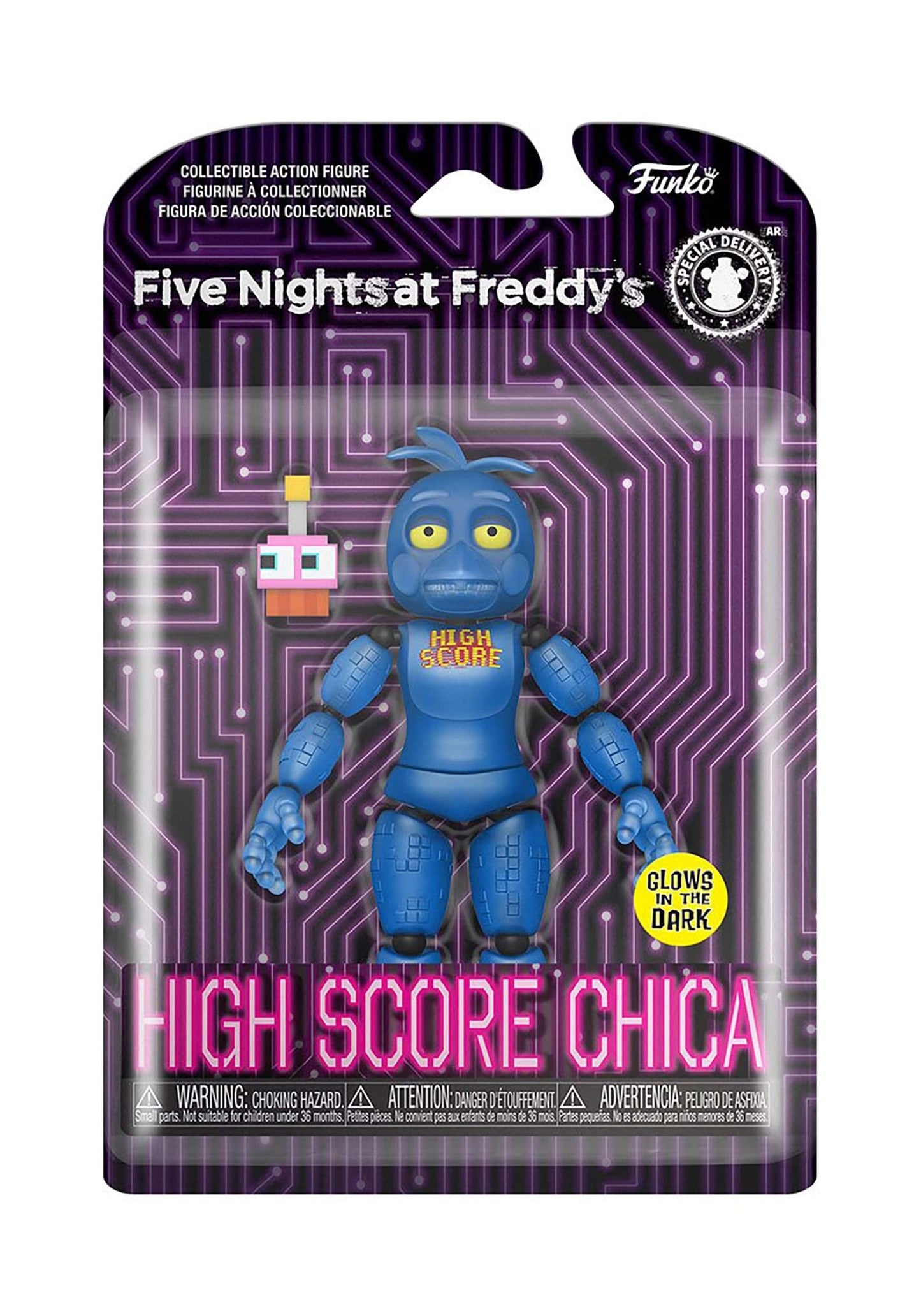 Funko Pop! Action Figure: Five Nights at Freddy's - High Score Chica (Glow in The Dark)
