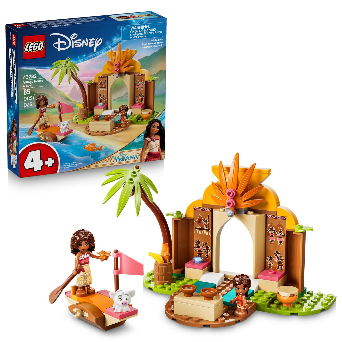 LEGO Disney Moana Village House & Boat 43282