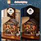 DIY Miniature House Kit, Dollhouse Diorama with LED Lights (Mellow Pub)