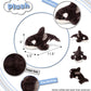 Puzzled Wild Killer Whale Small Super-Soft Stuffed Plush Cuddly Animal Toy - Ocean Life Theme - 11.5 INCH - Unique Huggable Loveable New Friend Gift