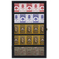The Playing Card Frame - 25 Deck Holder Display Case Frame Wall Mount (Black Finish)
