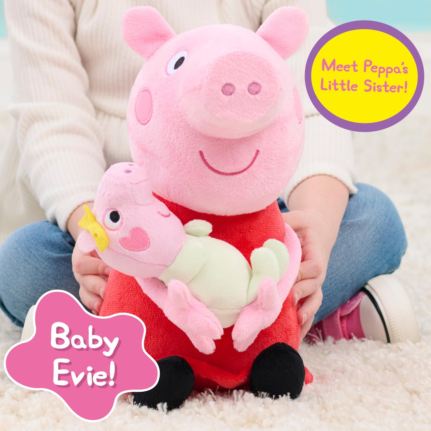 Peppa Pig Lil Friends Big Sis 11.5-inch Plush Stuffed Animal