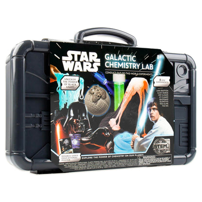 STAR WARS Galactic Chemistry Lab, Science Kit for Kids with 8 Easy Experiments and Reactions, Including DIY Lightsaber, Slime & Earth Science, Toys,