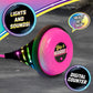 Skip It Retro Outdoor Toy, Light Up Ball and Digital Counter, Pink, 31-inch Long, Screen Free Play