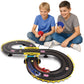 NKOK: Sonic CrossWorlds Super Race Set - Sonic & Knuckles - 2 Slot Car Character Vehicles, Figure-8 Track, Lap Counter, Controllers, Licensed, Kid 5+