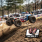 RC Cars 1:18 All-Terrain Off-Road RC Truck for Adults, 4WD 4×4 Fast Remote Control Car, High Speed 36 KM/H Monster Truck, Dual 7.4V 1300mAh Batteries