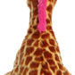 Aurora® Huggable Destination Nation™ Giraffe Stuffed Animal - Global Exploration - Learning Fun - Pink 12 Inches