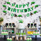 Bessmoso 56 Pcs Garbage Truck Birthday Decoration Trash Truck Birthday Banner, Latex Balloons, Cake Topper, Cupcake Toppers Trash Waste Management