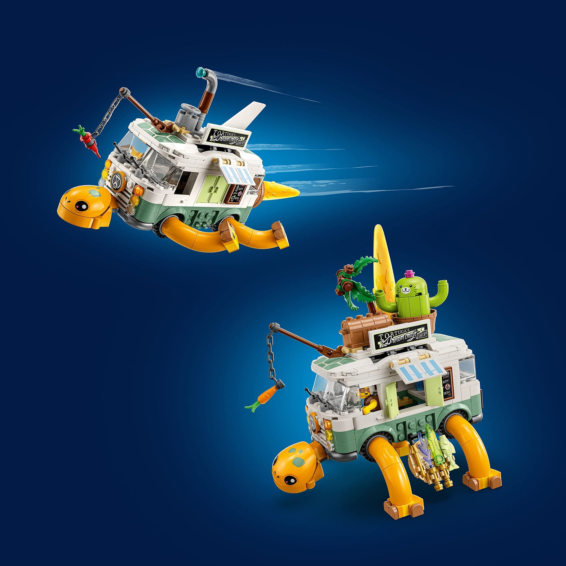 LEGO DREAMZzz Mrs. Castillo’s Turtle Van 71456, 2 in 1 Building Toy and Vehicle Playset with Party Mode or Flying Submarine Mode, Makes a Great Gift