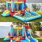 AKEYDIY Bounce House for Big Kids 8-12, Rocket Theme Kids Inflatable Bounce House for 3-6,with Slide,Climbing Wall,Bouncer Area,Pool, Bounce Castle
