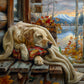 SUNSOUT INC - Morning Nap - 1000 pc Jigsaw Puzzle by Artist: John Stewart - Finished Size 20" x 27" - MPN# 77089