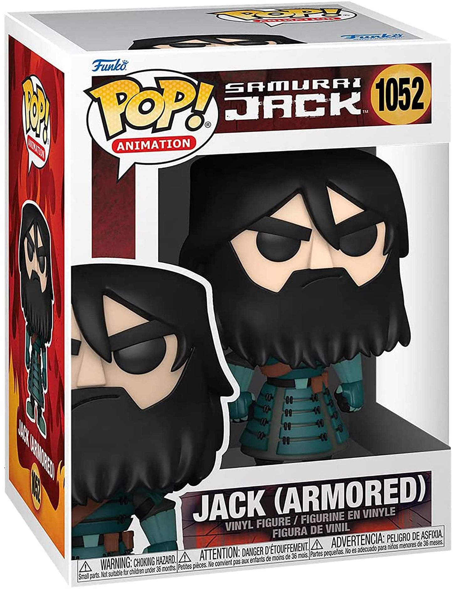 Funko Pop! Animation: Samurai Jack - Armored Jack with Chase (Styles May Vary)