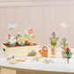 KizKnows Wooden Flower Garden Toy & Toddler Gardening Set for Kids Ages 3-5