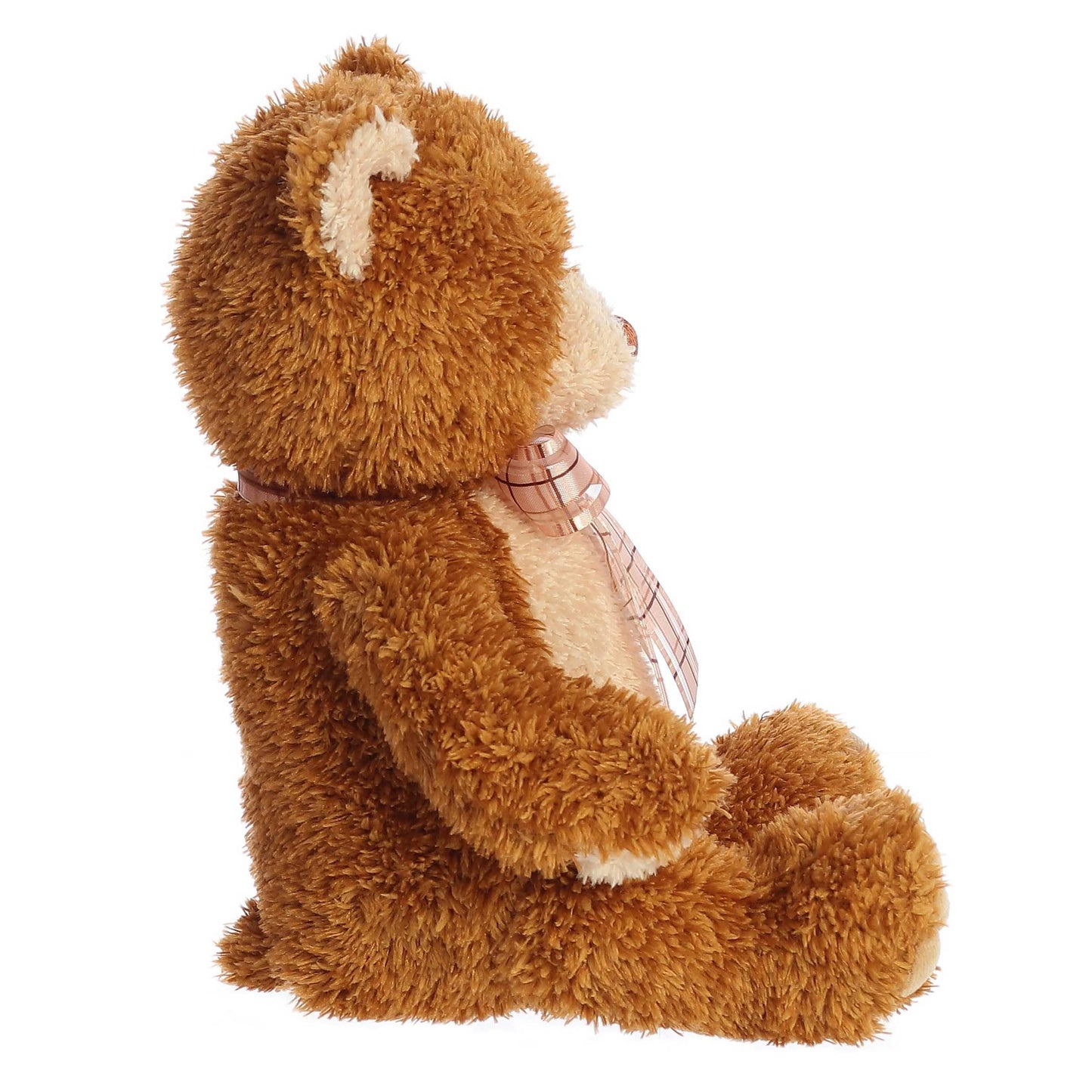 Aurora® Snuggly Bear Brown Sugar™ Stuffed Animal - Comforting Companion - Imaginative Play - 12 Inches