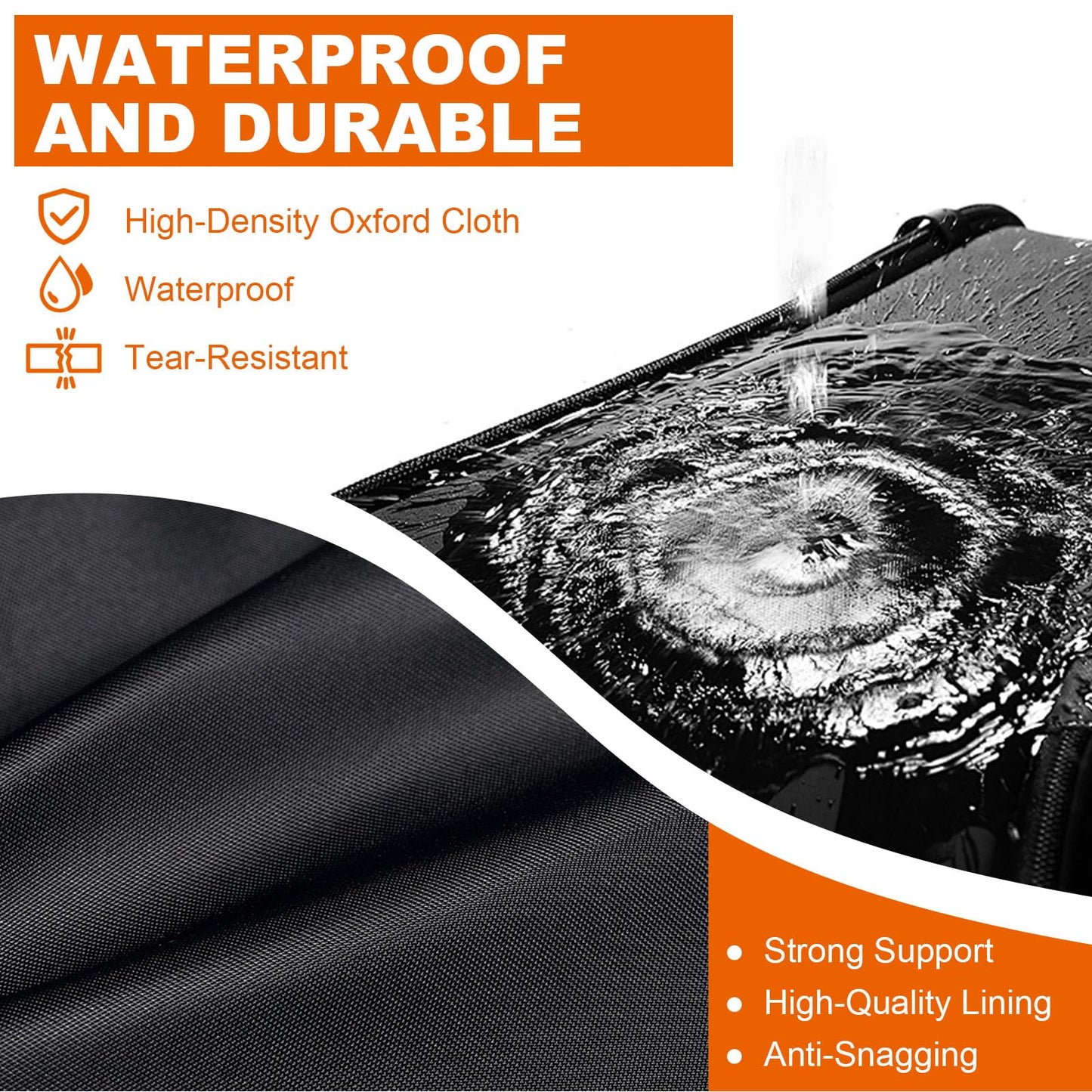 Air Hockey Arcade Table Cover,Heavy Duty 600D Oxford Covers for Hockey Game Table/Foosball and Game Soccer Table ,Outdoor Waterproof,Rain, Snow