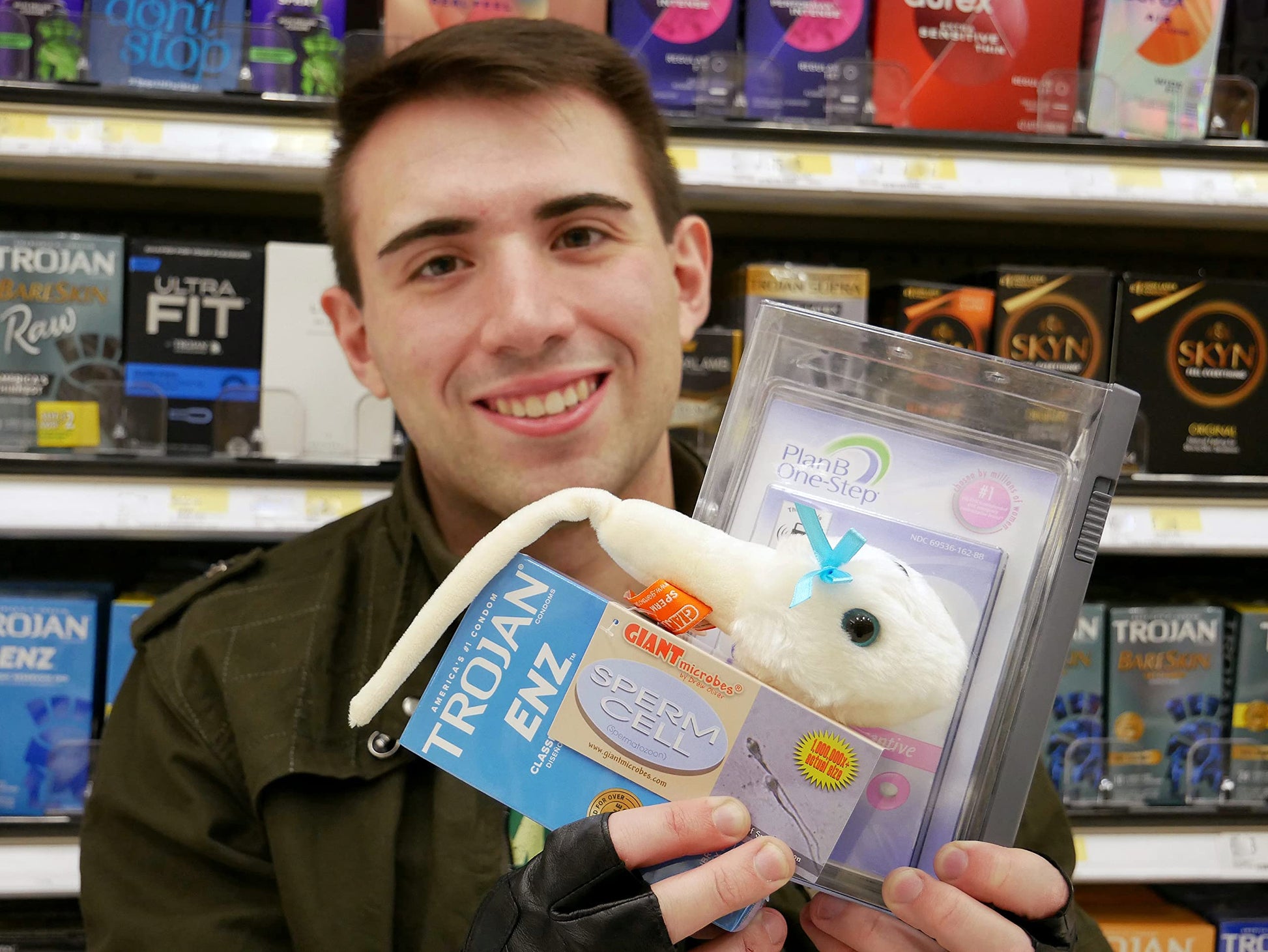 GIANTmicrobes Sperm Cell Plush - Learn about the Reproductive System and Fertility with this Unique Educational Plush, Memorable Gift for Students